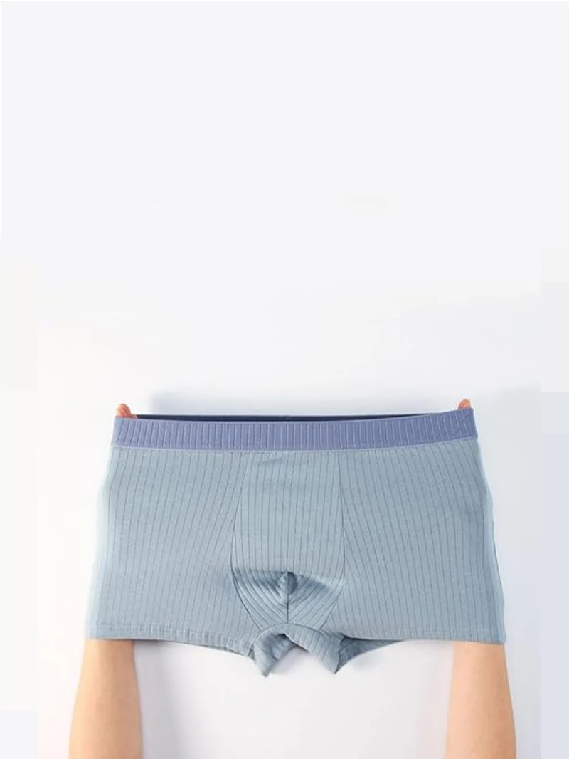 Men's Cotton Panties Underwears Boxers Men Underpants Cotton Thermal For Man Breath Able Homme Sexy Soft Male Short 7Pcs/Lot image 6