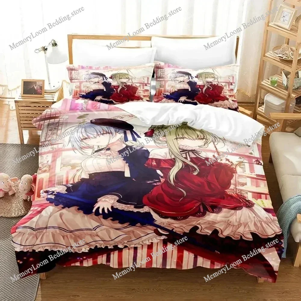 Saint Cecilia Pastor Lawrence Fun Cartoon Poster Sheets Quilt Covers Bedding Dormitory Soft Warm Cozy Breathable Bed Sheet Set