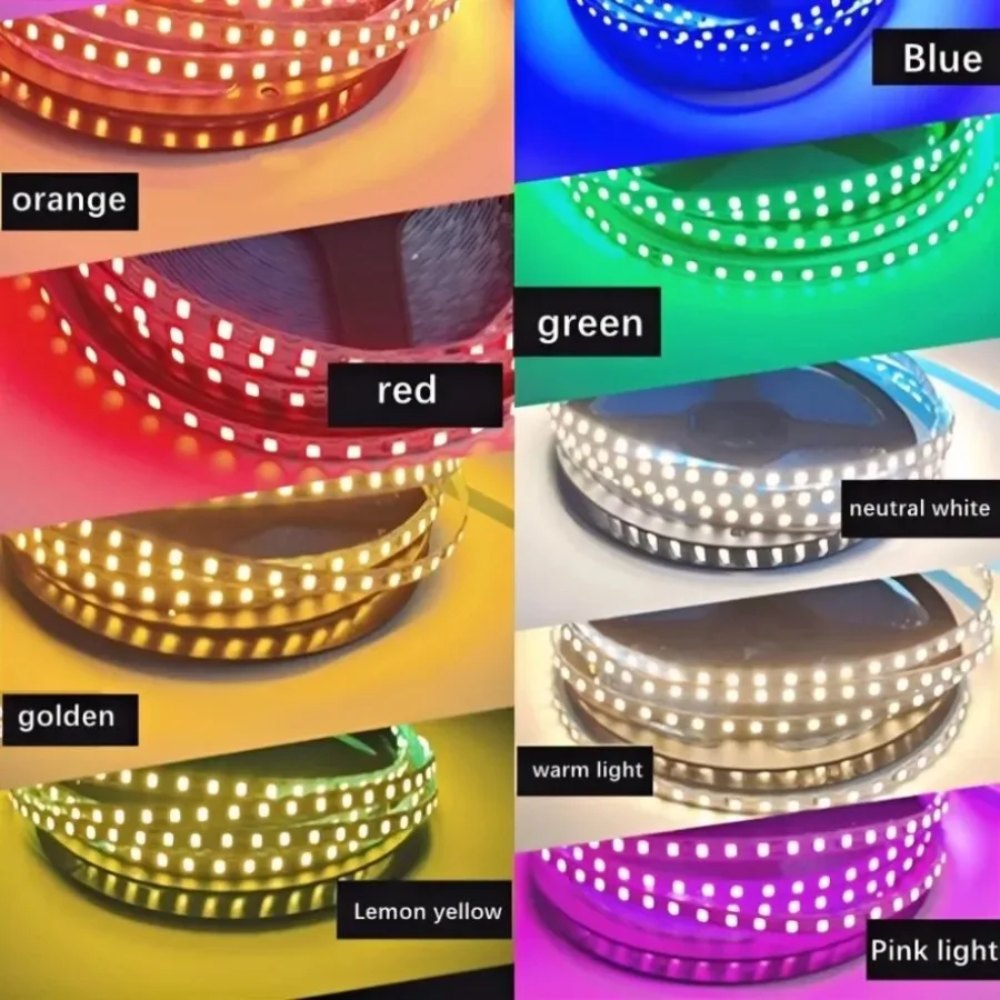 50~1M Silicone Tube DC12V LED Light Strip Separated Silicone Neon Strip Flexible Bendable Waterproof Light Strip DIY Sign Lamp