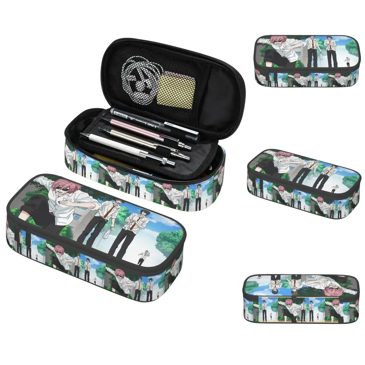 Yarichin B Club Anime Manga - Estuche para lápices vintage para niños y niñas, caja para bolígrafos, bolsa para lápices, suministros de papelería, bolsa para guardar bolígrafos