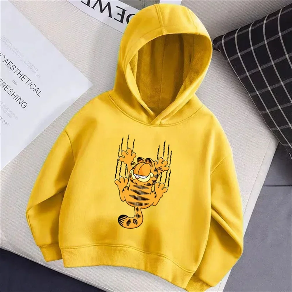 2025 هوديي جديد عبقور الكرتون الرسوم المتحركة Jingdong القط الميكانيكية الرقمية المطبوعة هوديي للبنين والبنات #6