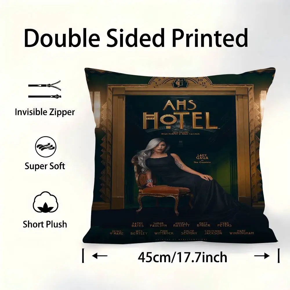 

TV Show AHS Cushion Cover Pillow Cover Decor Pillowcase Printed Cushion Case For Couch