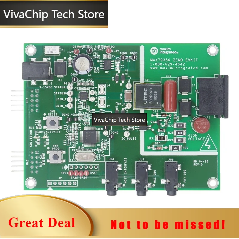 VivaChip TechMAX79356EVK1 PLC/PLM Modem Interface Evaluation Kit For Power Line Communication Testing & Development
