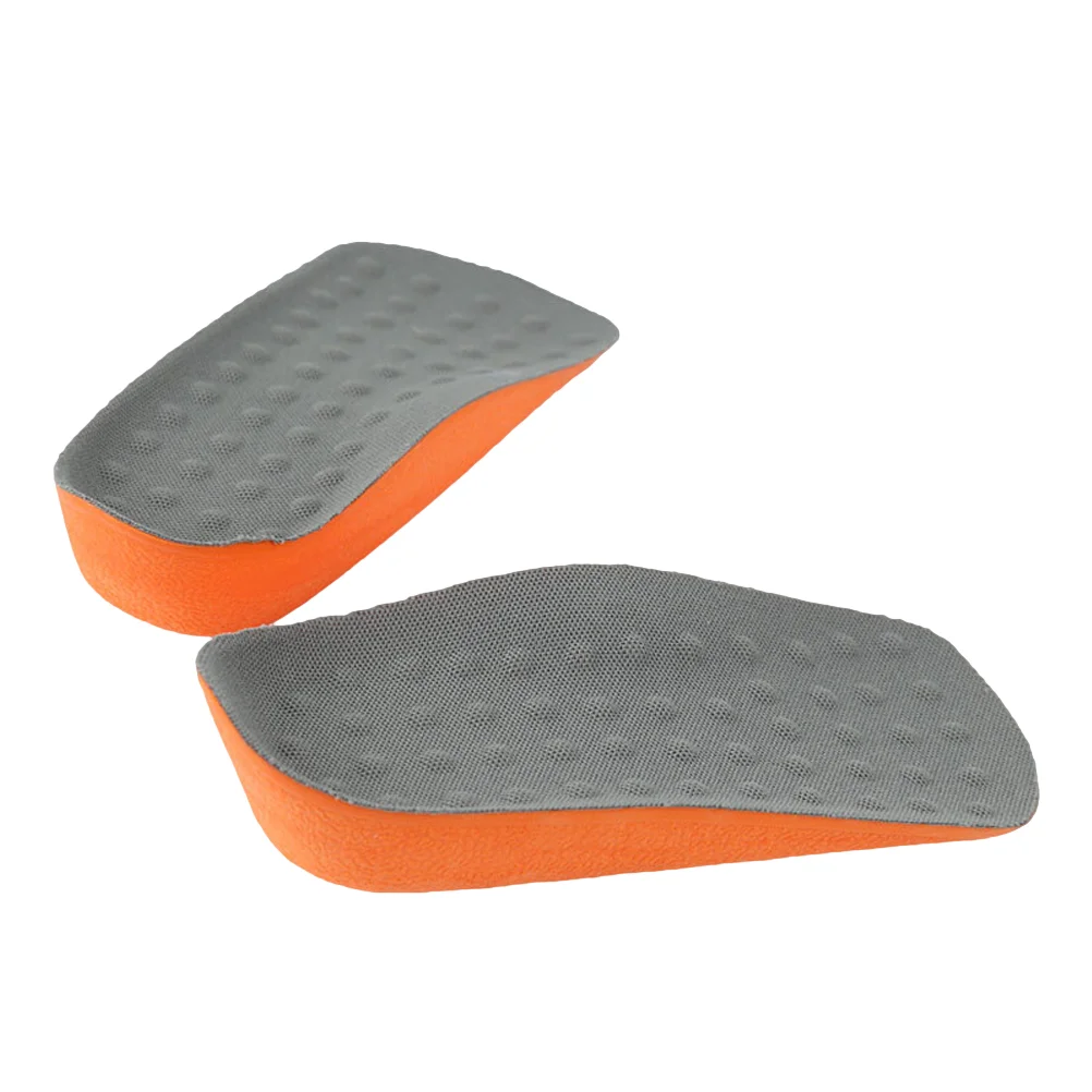 

1 Pair of Heel Heightening Insoles Half Shoe Lift PU Shoes Pads Height Increase Insoles Size S PU insoles