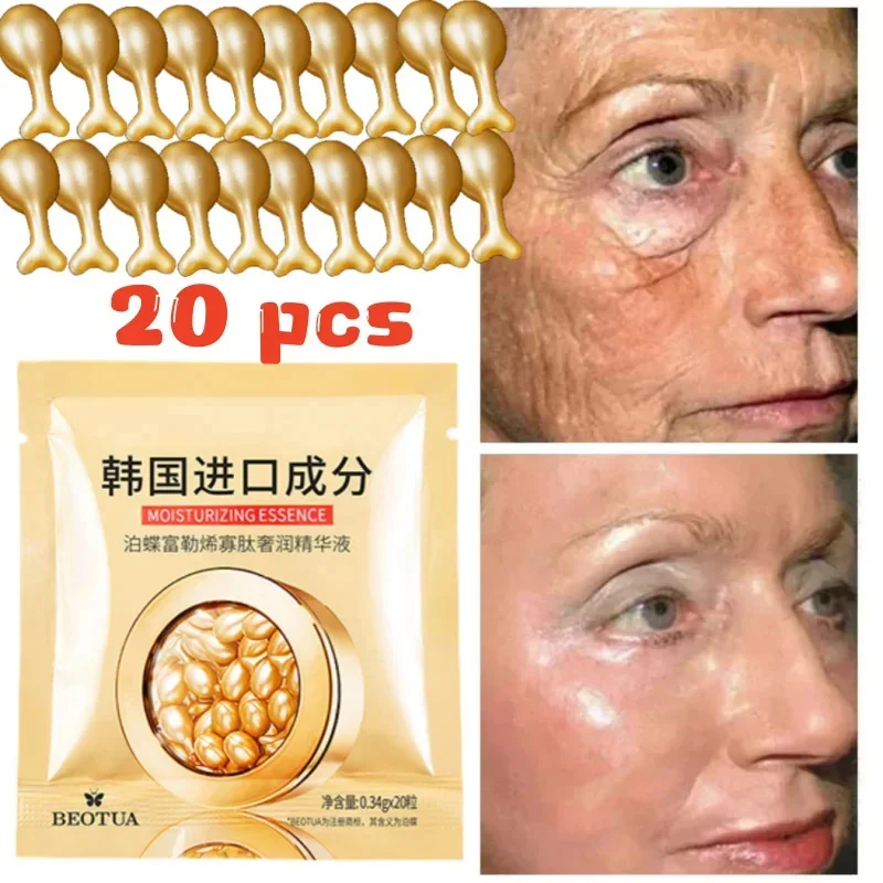 

New 20pcs Hyaluronic Acid Capsules Serum Face Fine Line Repair Spot Remove Whiten Anti-Wrinkle Ageless Firm Skin Care Cosmetics