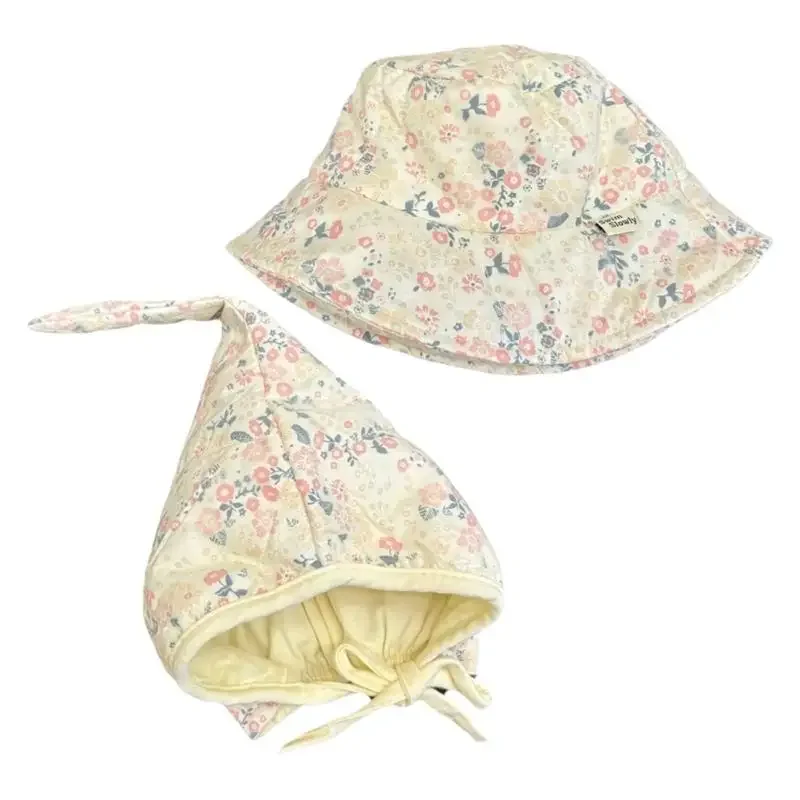 

Baby Basin Hat/Long Tail Hat Autumn Winter Caps Fisherman Hat Ear Hat Fashion Baby Big Brim Caps Outdoor Hat