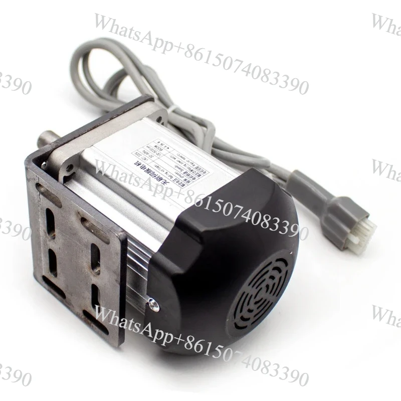 220V 80mm Brushless Servo Motor Controller Set Variable Speed for Wood Lathe Belt Bead DIY Tool