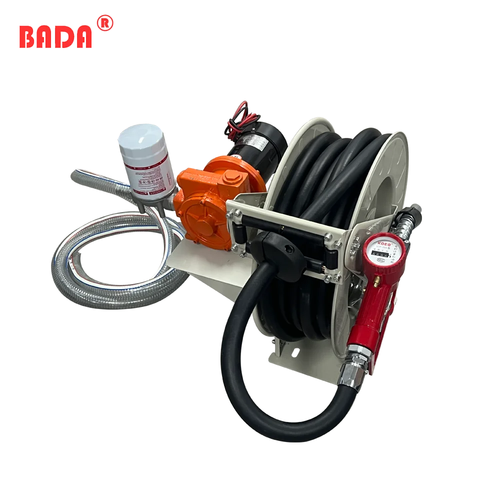 

Transfer Pump with Wheel Reel and Automatic Nozzle