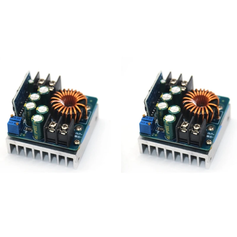 

2X DC-DC 400W High-Power Step Down Buck Converter DC 10V-60V Constant Voltage Constant Current Adjustable