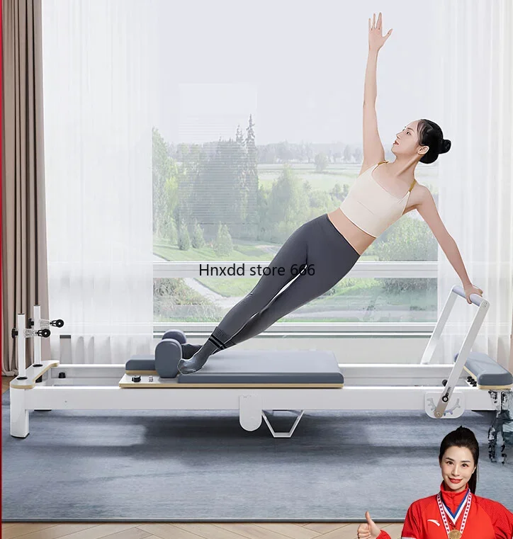 Pilates foldable core small white bed high-end yoga studio home and commercial large equipment