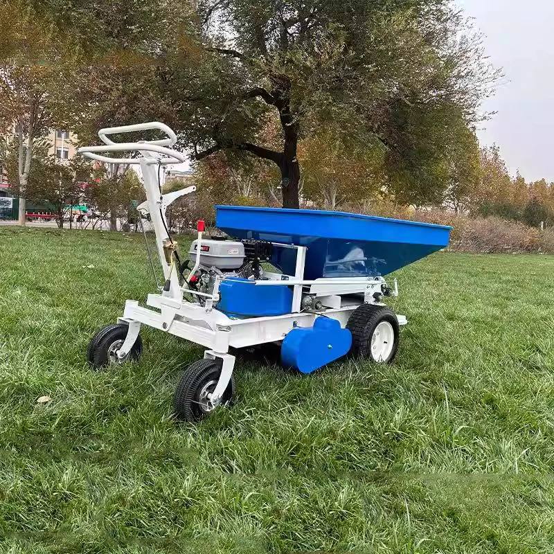 HT400 Self-propelled Fertilizer Spreader, Fertilizer and Seeder Combination, Walk-behind Lawn Fertilizer Spreader  (Customized)