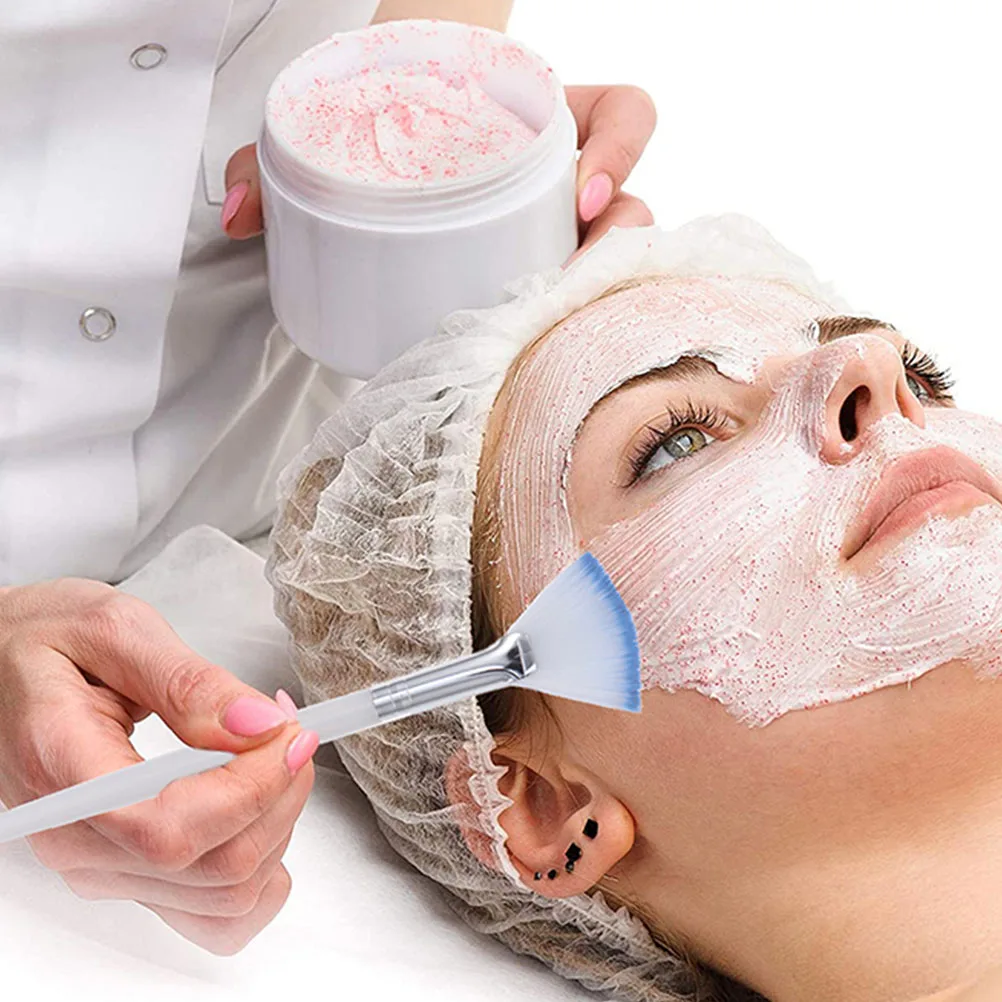 

5pcs Face Mask Brush Artificial Fiber Cleansing Tool Facial Mud Applicator Makeup Brush For Mask Clay Skincare DIY