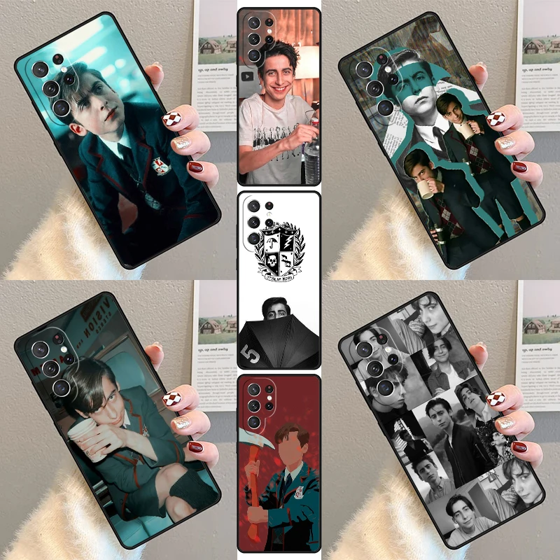 Aidan Gallagher Number Five Phone Case For Samsung Galaxy S23 S21 S20 FE S24 S22 Ultra Note20 S10 S9 S8 Plus Silicone Cover