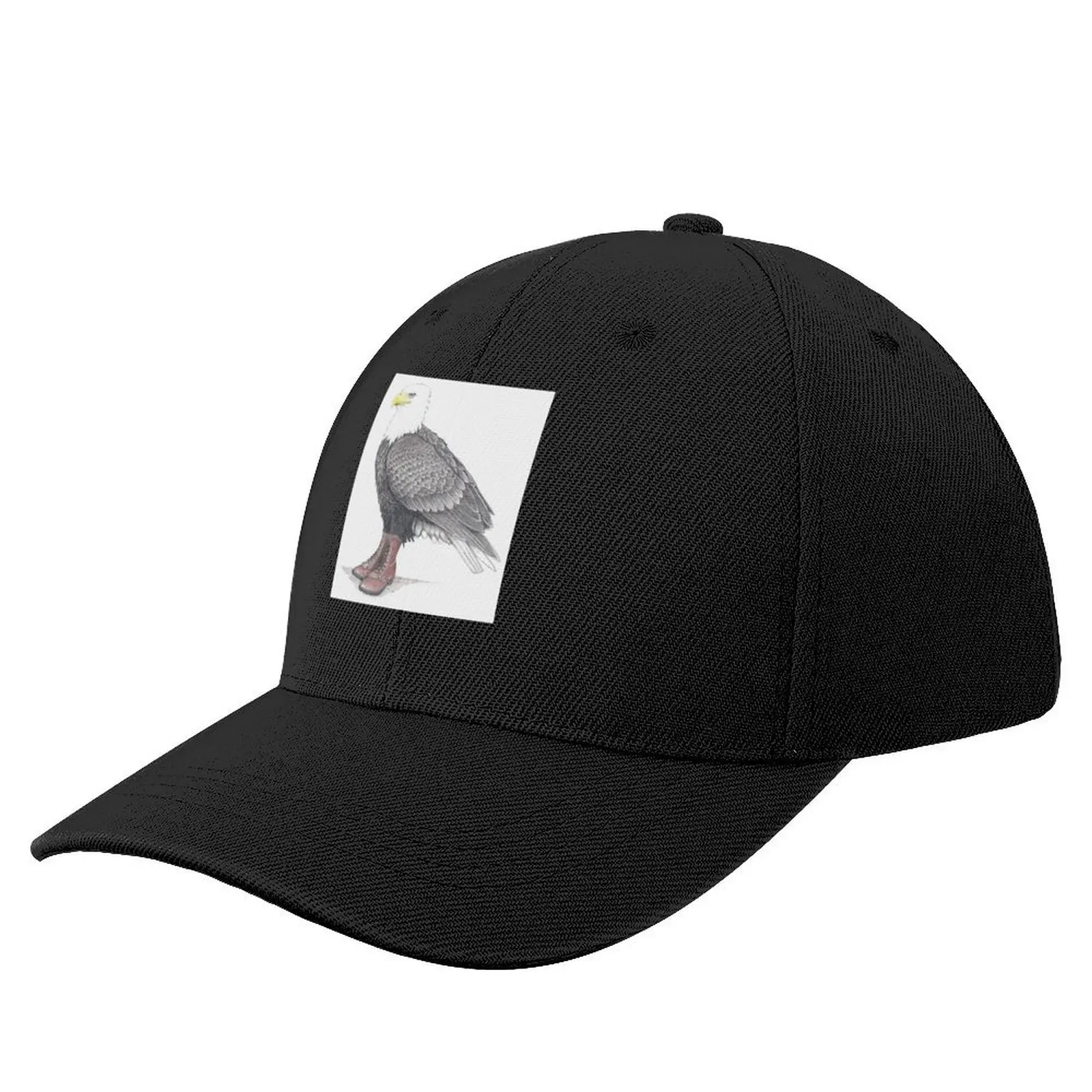 

Bald Eagle in Western Fire Boots Baseball Cap Hat Beach beach hat Men Golf Wear Women's