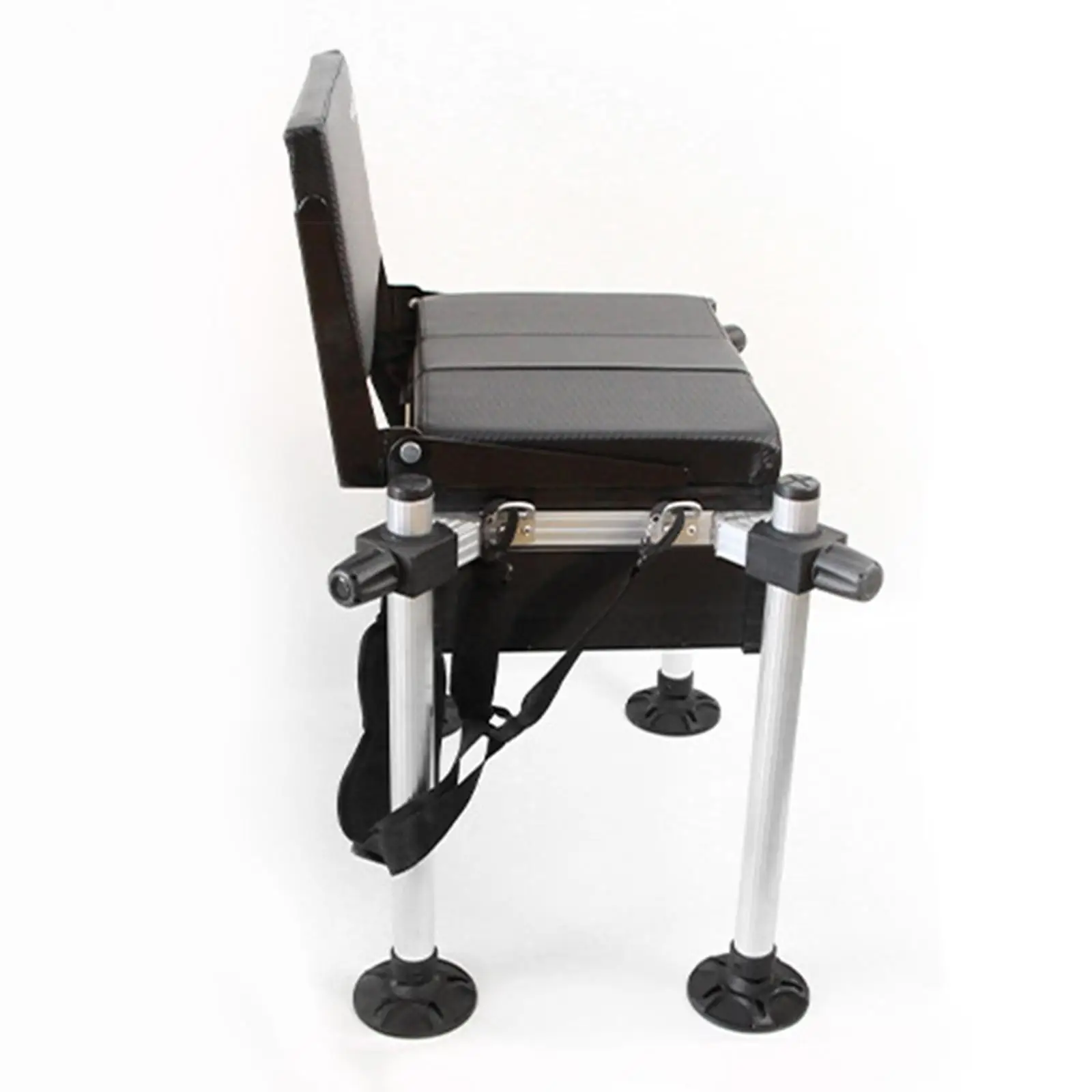 

Регулируемый легкий складной стул для рыбалки из алюминиевого сплава с ящиком для хранения для кемпинга на открытом воздухе, сада, лужайки