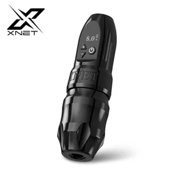 Xnet Titan 2024 Wireless Tattoo Machine Rotary Pen with Extra 38mm Grip Coreless Motor Digital LCD Display for Artist Body