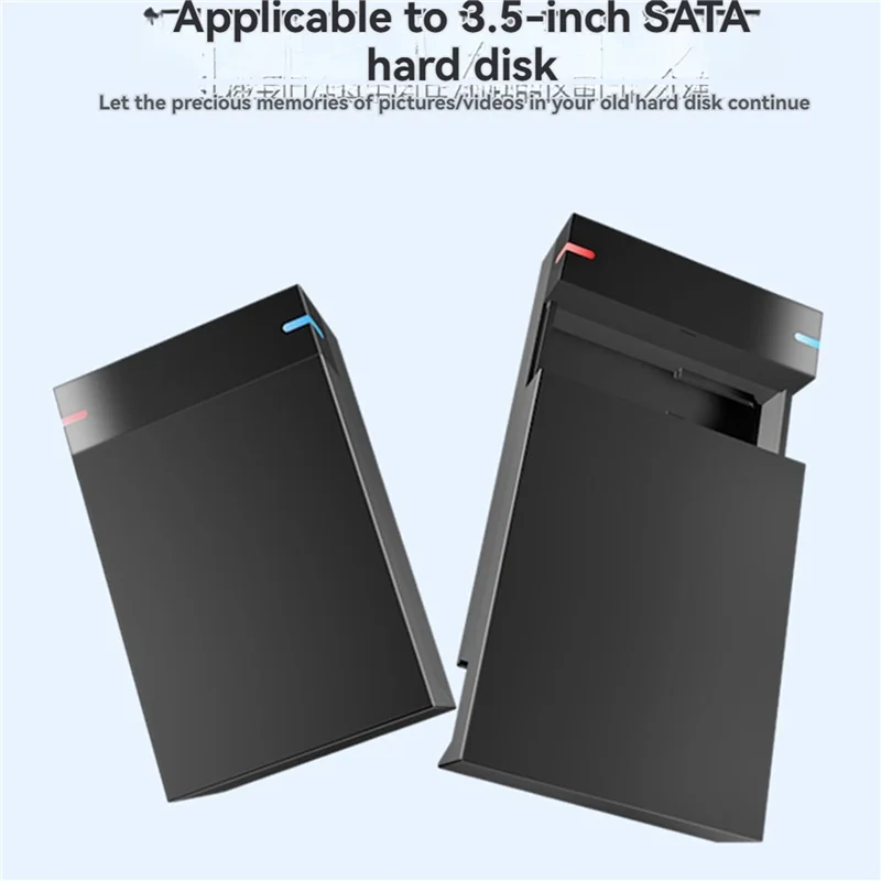 

3 комплекта 3,5-дюймового корпуса для жесткого диска SATA-USB 3.0 — корпус внешнего жесткого диска, передача данных, жесткий диск для ПК и ноутбука, вилка европейского стандарта