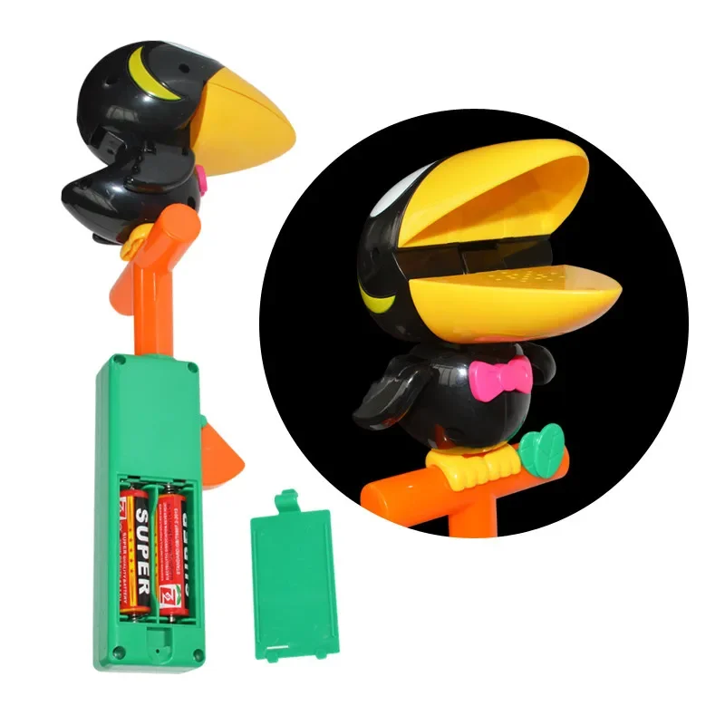 Brinquedo Corvo Falante para Crianças, Brinquedos De Gravação, Adorável Gravação De Som, Animal Falando, Vocal Engraçado, Presente Para Crianças, Meninas