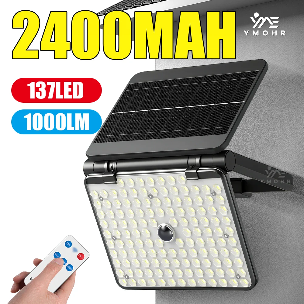 

Мощные светодиодные солнечные фонари, уличный датчик движения, прожекторы, настенный светильник с дистанционным управлением, водонепроницаемые солнечные фонари безопасности для улицы