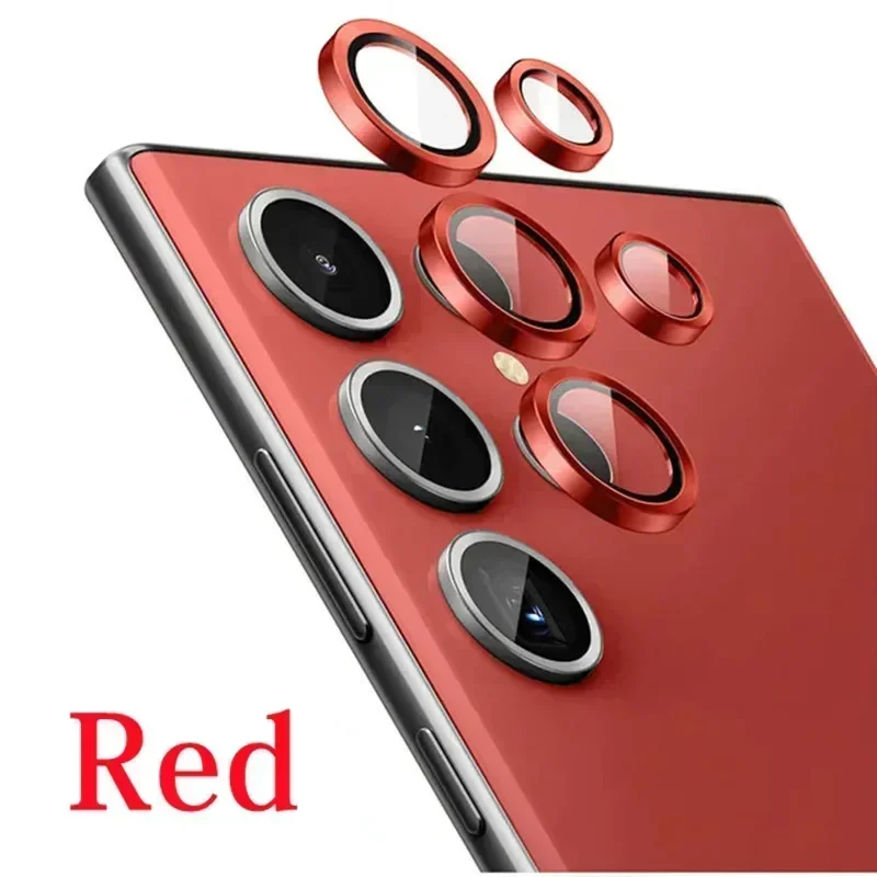 

Camera Lens Protector Glass For Samsung S25 S24 Ultra Plus Full Cover Lens Metal Protector Ring For Galaxy S25 Ultra Camera Film