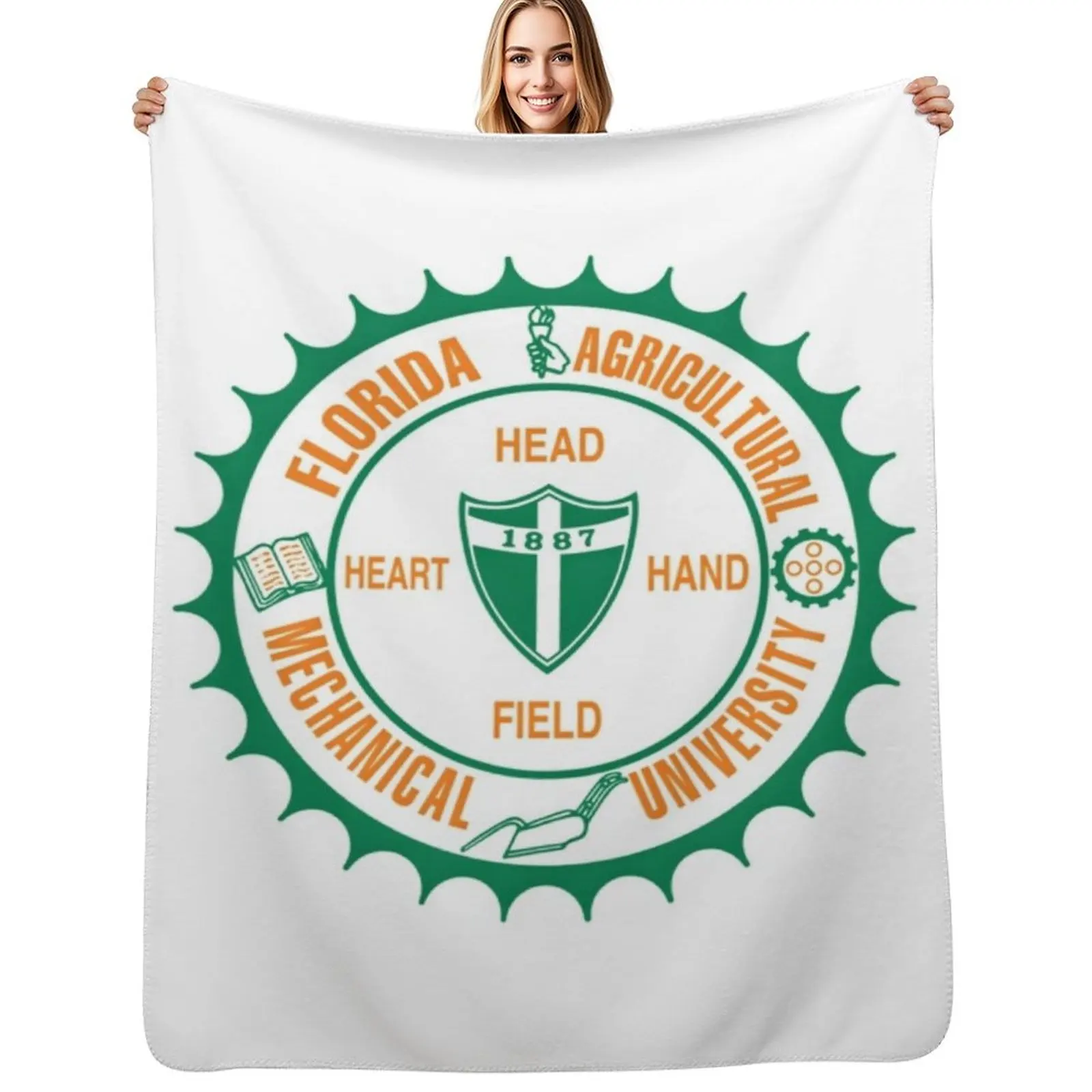 

THE FAMU Essential Throw Blanket Custom Thins Luxury funny gift Blankets