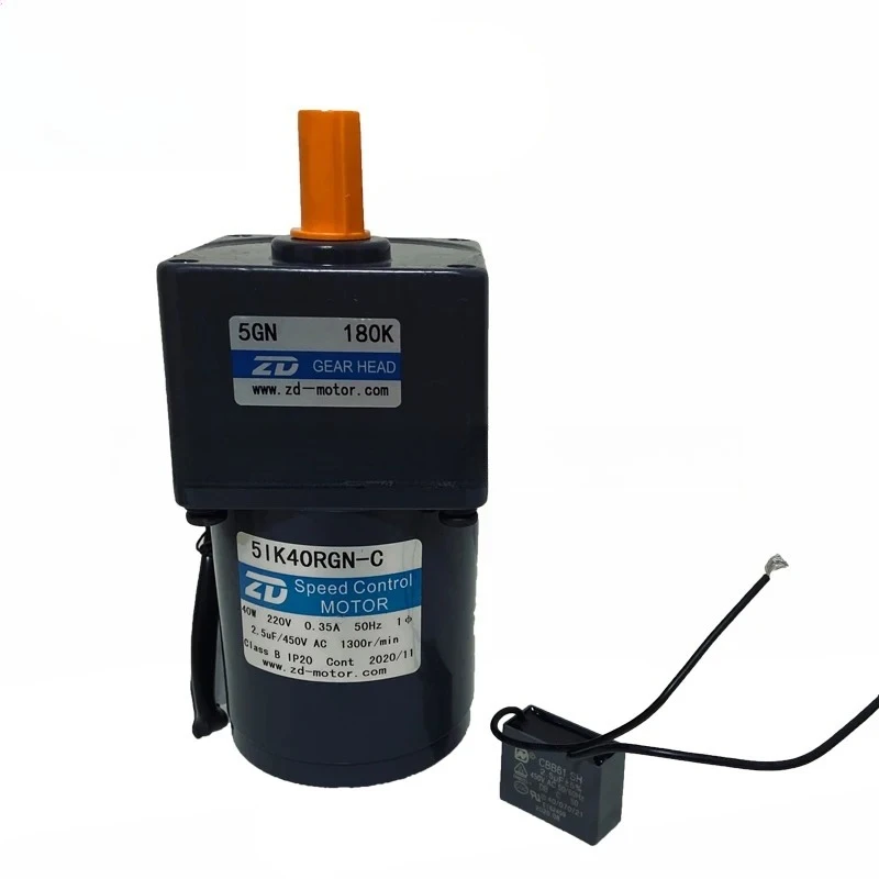 ZD 40W 220V AC Speed Motor 5IK40RGN-C-5GN180K