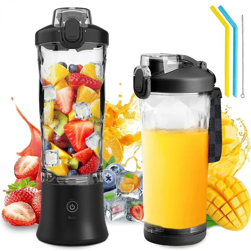 

Portable Blender Smoothies Mini Portable Fresh Juice Blender Rechargeable Portable Blender Smoothies Juicer Mixer