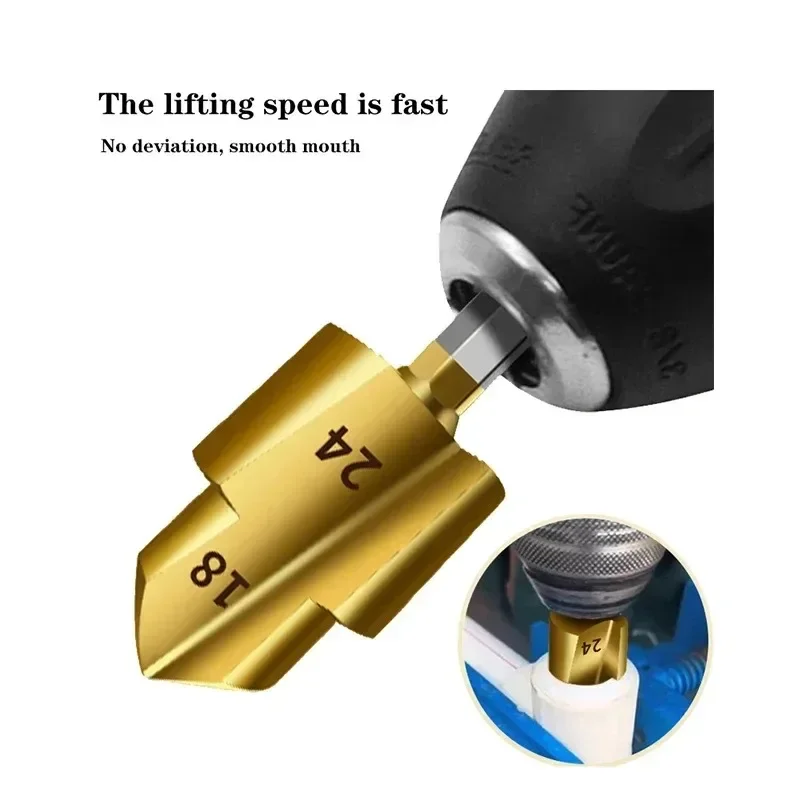 Высокопроизводительное PPR-сверло TG с титановым покрытием для плавного сверления