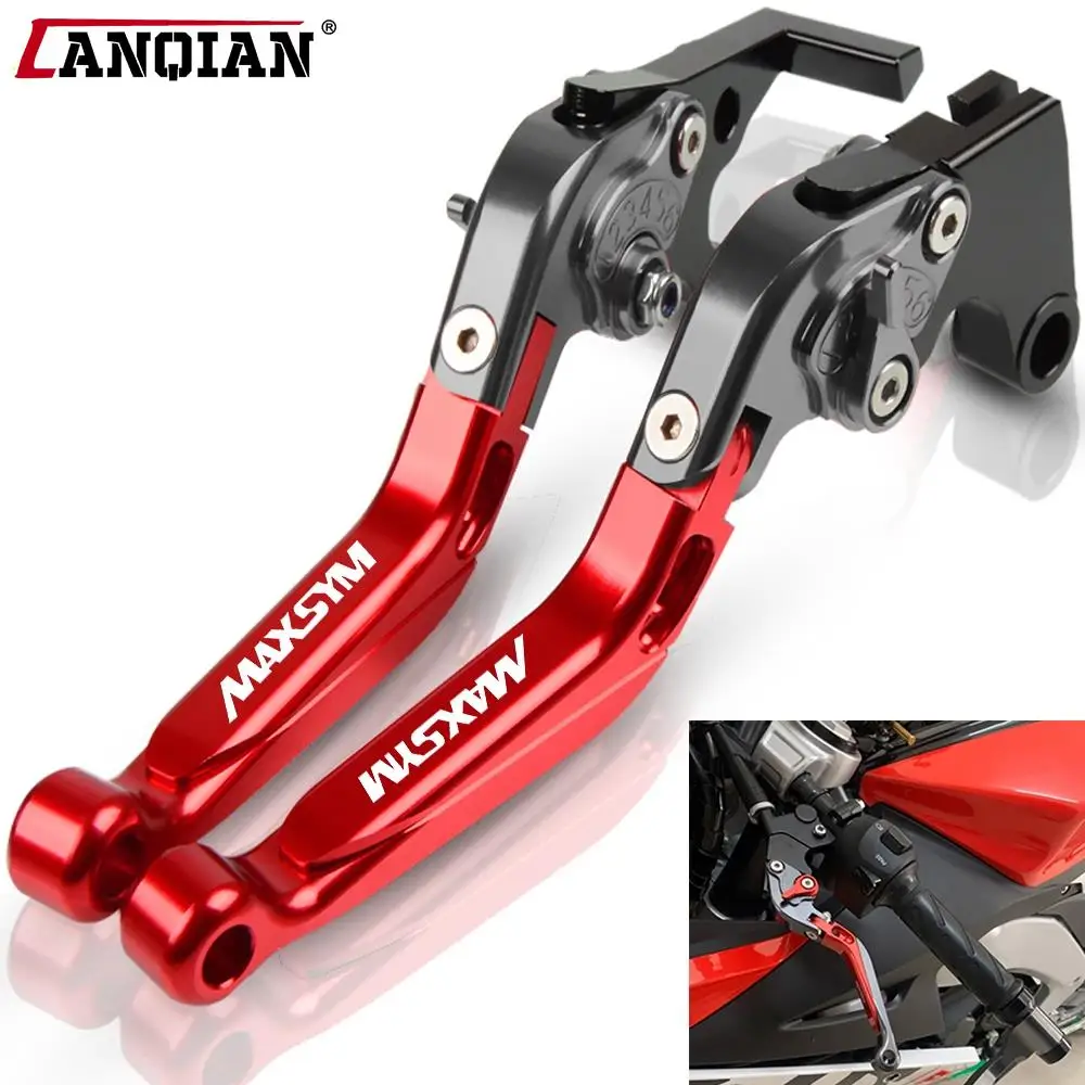 

FOR SYM MAXSYM 600i MAX600 all years Motorcycle handbrake Folding Extendable Moto Adjustable Clutch Brake Levers MAXSYM 600