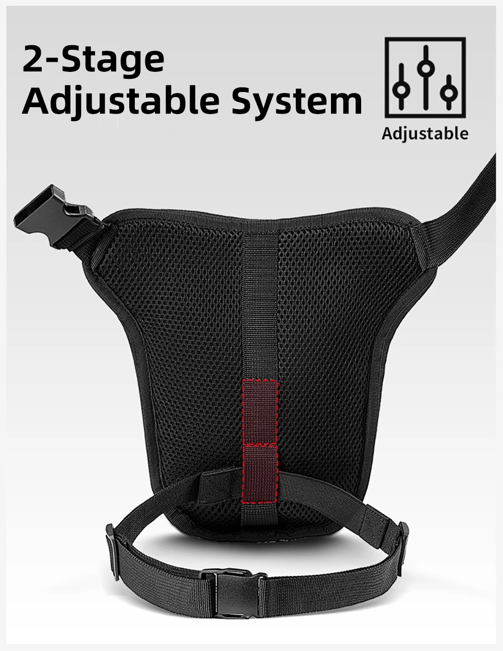 Riñonera para motocicleta, bolsa impermeable para pierna y bicicleta, ligera, informal, para montar en el muslo, deporte