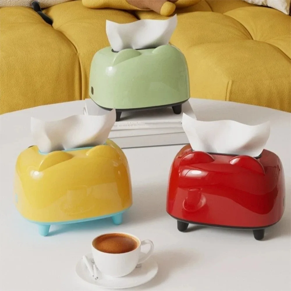 

Симпатичная настольная коробка для салфеток с дофамином, многофункциональная пластиковая коробка для хранения салфеток, устойчивая декоративная подставка для телефона, держатель для гостиной