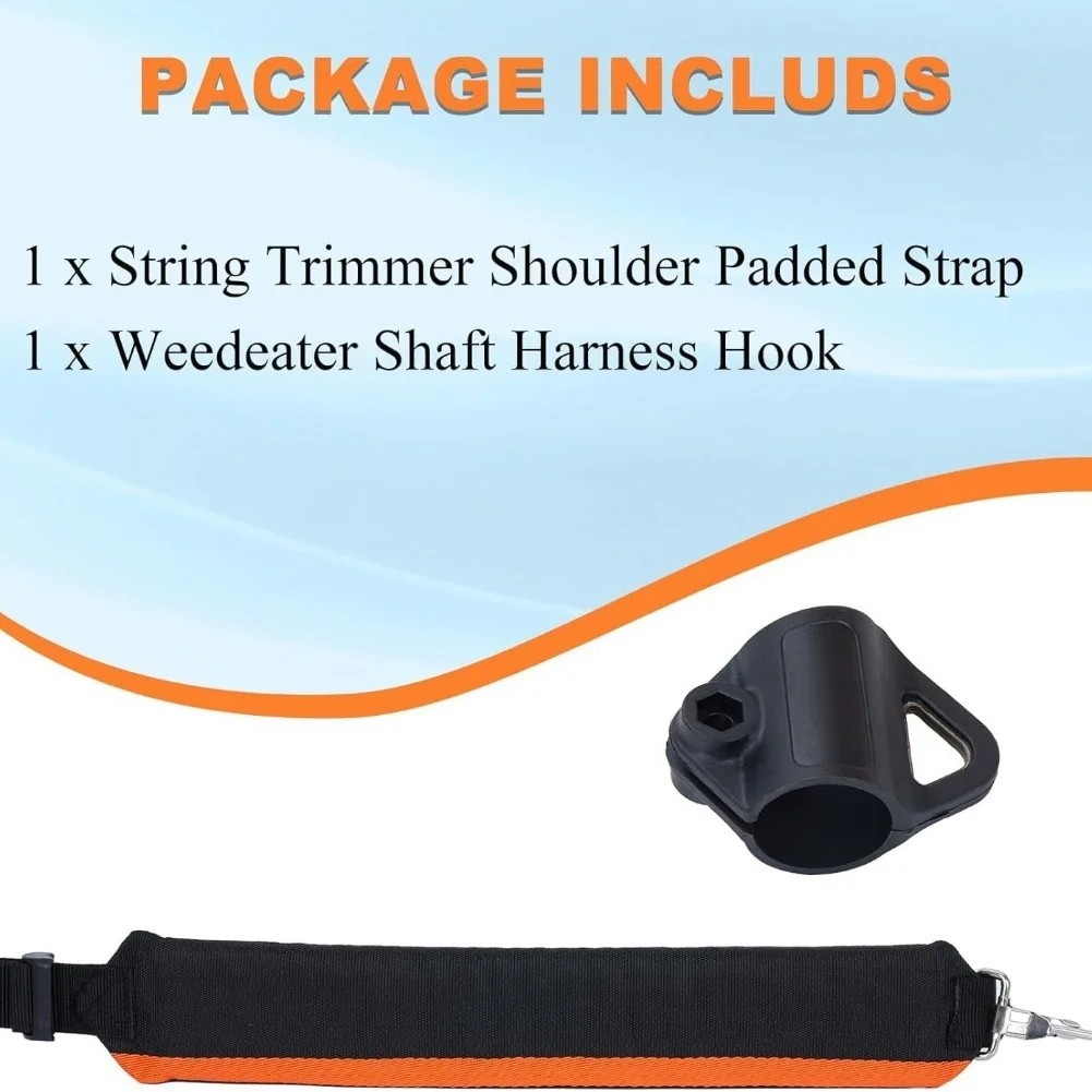 FS Trimmer Parts Bearing Ring Long Lasting Performance Deluxe Padded Shoulder Strap For Trimmer Lawn Mower As Shown