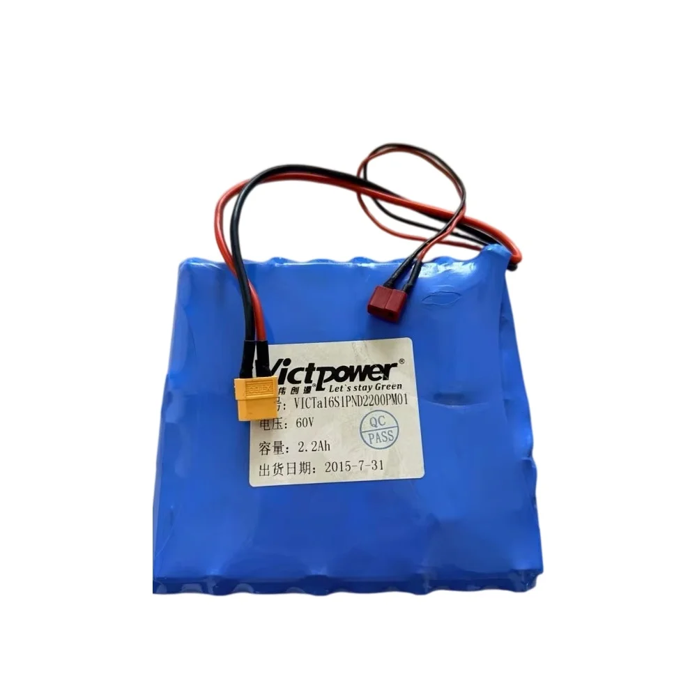 VICTPOWER Electric Scooter Parts 60V2.2Ah Rechargeable Lithium ion Battery Pack