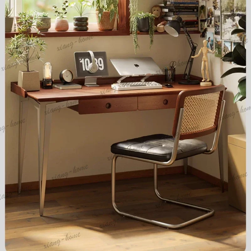 Best Sellers Medieval-style Office Desks Solid Wood Small-sized Office Desks Bedroom Design Office Furniture Scrivanie Per Uffic