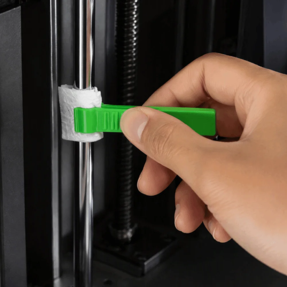 10pcs Portable Guide Post Cleaning Aid Tool Mini Handheld Linear Shaft Cleaning Clip 3D Printed Lightweight