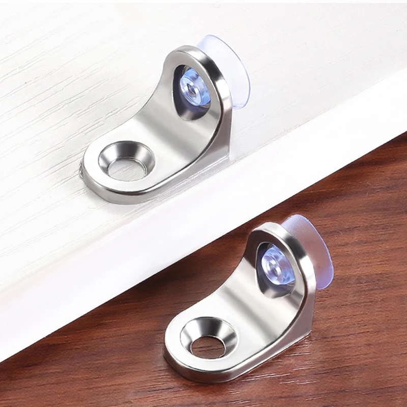 10PCS Wardrobes Partition Support Shelf Bracket Metal Studs Peg Closet Partition Glass Wooden Board Support Fastener Hardware