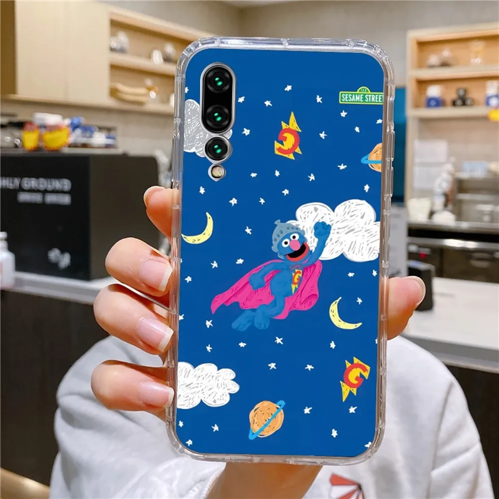 S-Sesame S-Streetเคสโทรศัพท์สําหรับXiaomi 11 Redmiหมายเหตุ11 5G 8T 9A 9 10Tหมายเหตุ8Proหมายเหตุ9 12SUltraโปร่งใสกรณี