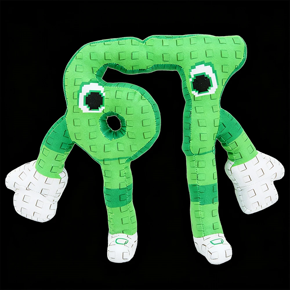 24cm STEAL A BRAINROT Green No.67 Plush Toy Cute House Dolls Game Surrounding Green No.67 Toys Soft Toys for Kids Birthday Gifts