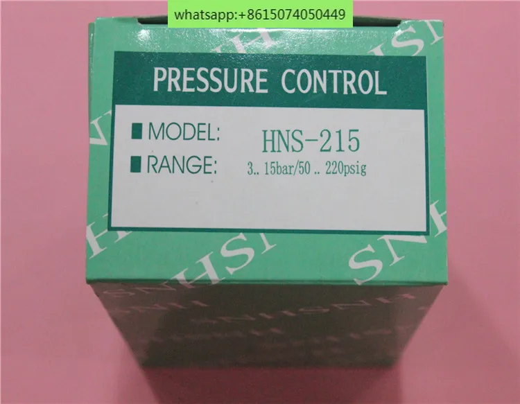 Pressure switch HNS-215 brand new genuine 3S standard HNS-215 pressure controller