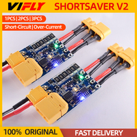 1/2/3PCS VIFLY ShortSaver 2 V2 Smoke Stopper Electronic Fuse 2-6S Lipo XT30 TX60 Short-Circuit/Over-Current For FPV Racing