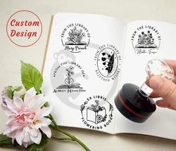 Custom Book Self Inking Stamp, Library Stamp Personalized, Personalized Name Book Stamp, From The Library of Stamp, This Book Be