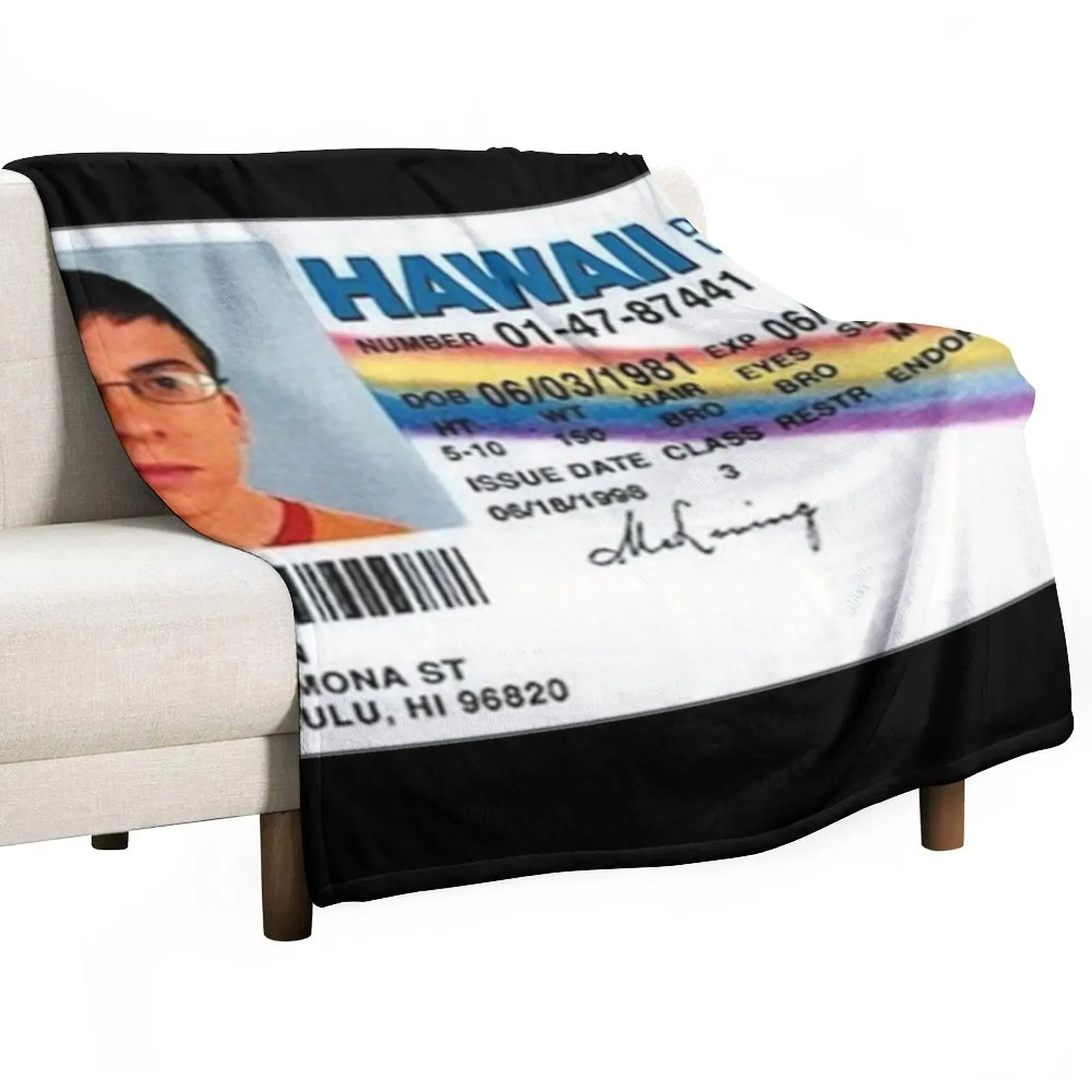 

McLOVIN Throw Blanket Shaggy Kid'S Polar Warm Blankets