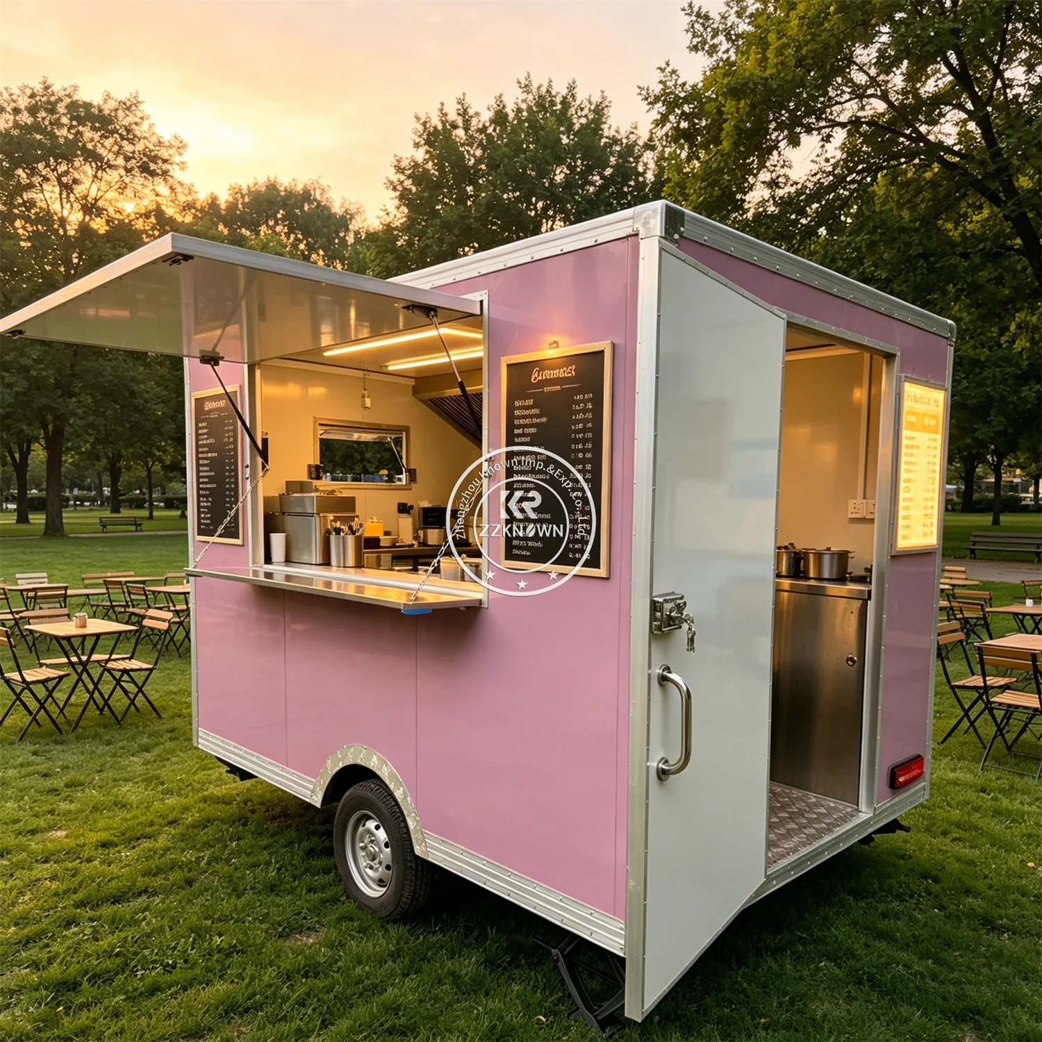 Street Custom Food Trailer Mob - огляд і ціна Hot Dog Vending Cart