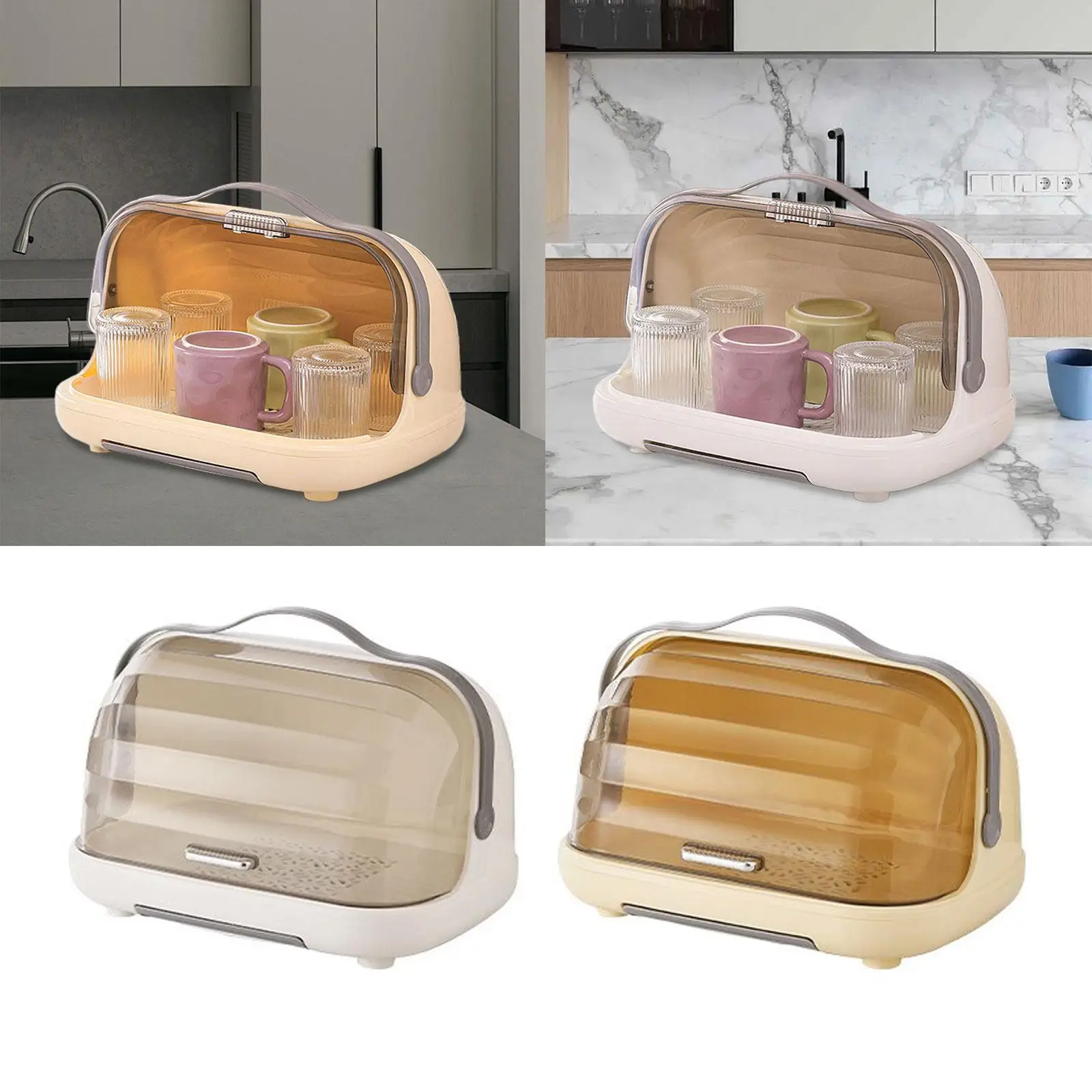 Dish Drying Rack Kitchen Countertop for Milk Bottles for Tea Cup Tableware