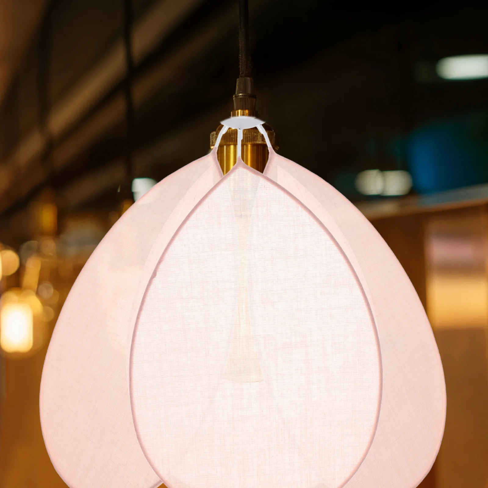 

Petal Lampshade E14 Fabric Table Lamp Cover Small Shade for Nightst Petal Lamp Cover Pink Packaging Adjustable Height