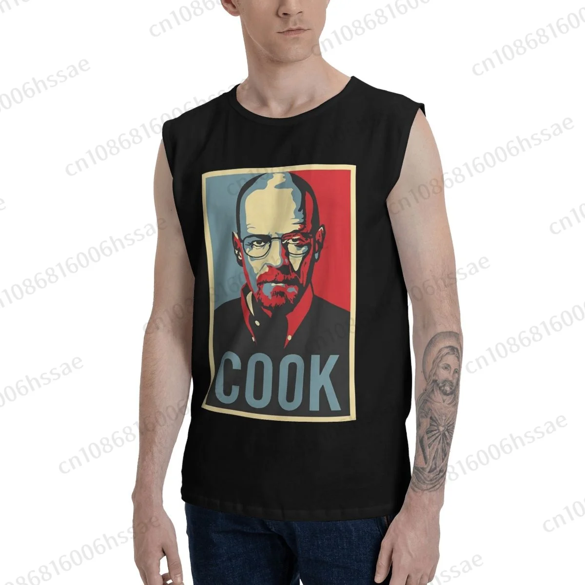 Breaking Bad Serie Walter Summer Sports Tank Tops Men's Breathable Sleeveless T-shirt Vests Run Clothing