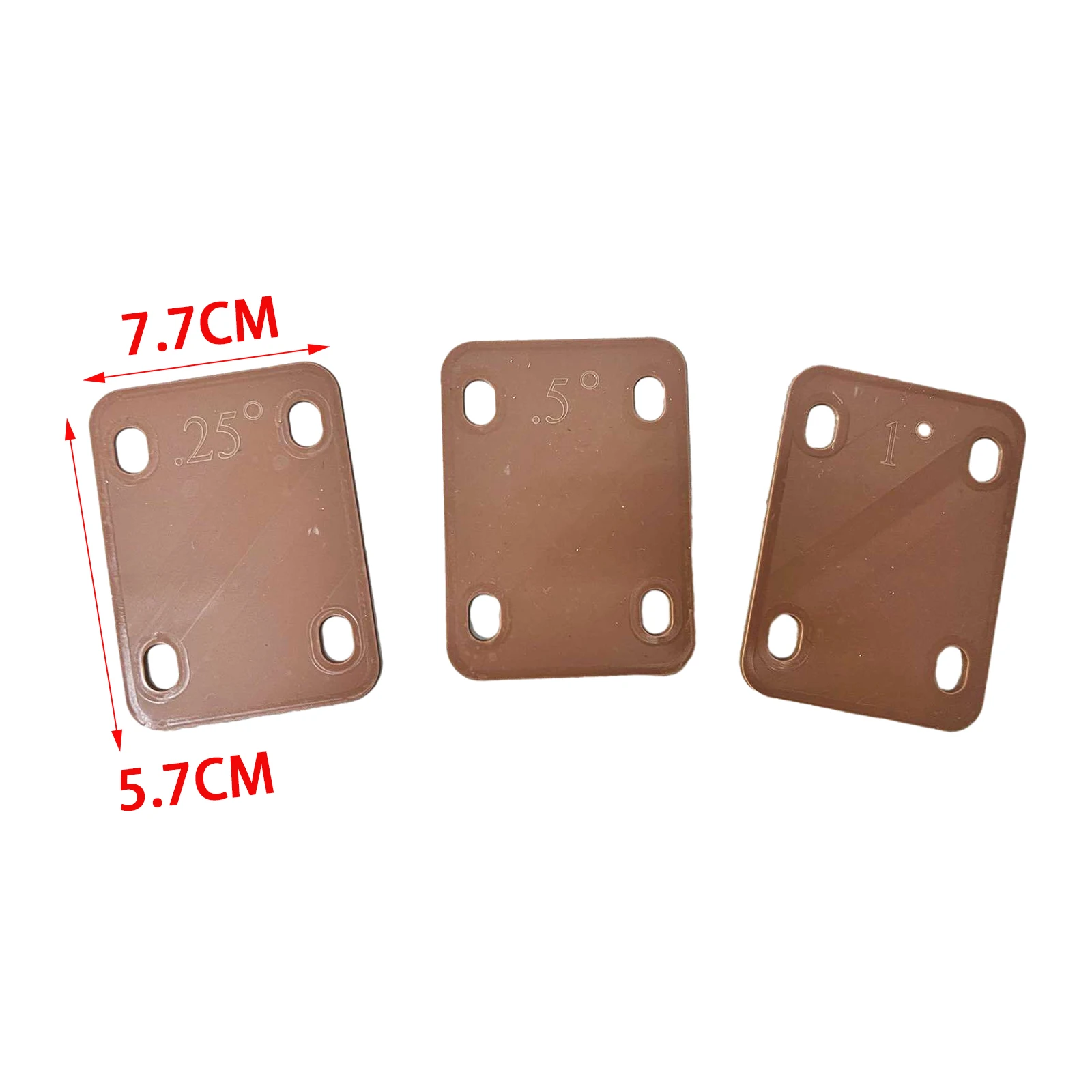 3Pcs Guitar Neck Plate Tool Neck Plate Gasket Cushion Shim Pads Guitar Bass Repairment for Guitarist Guitar Masters