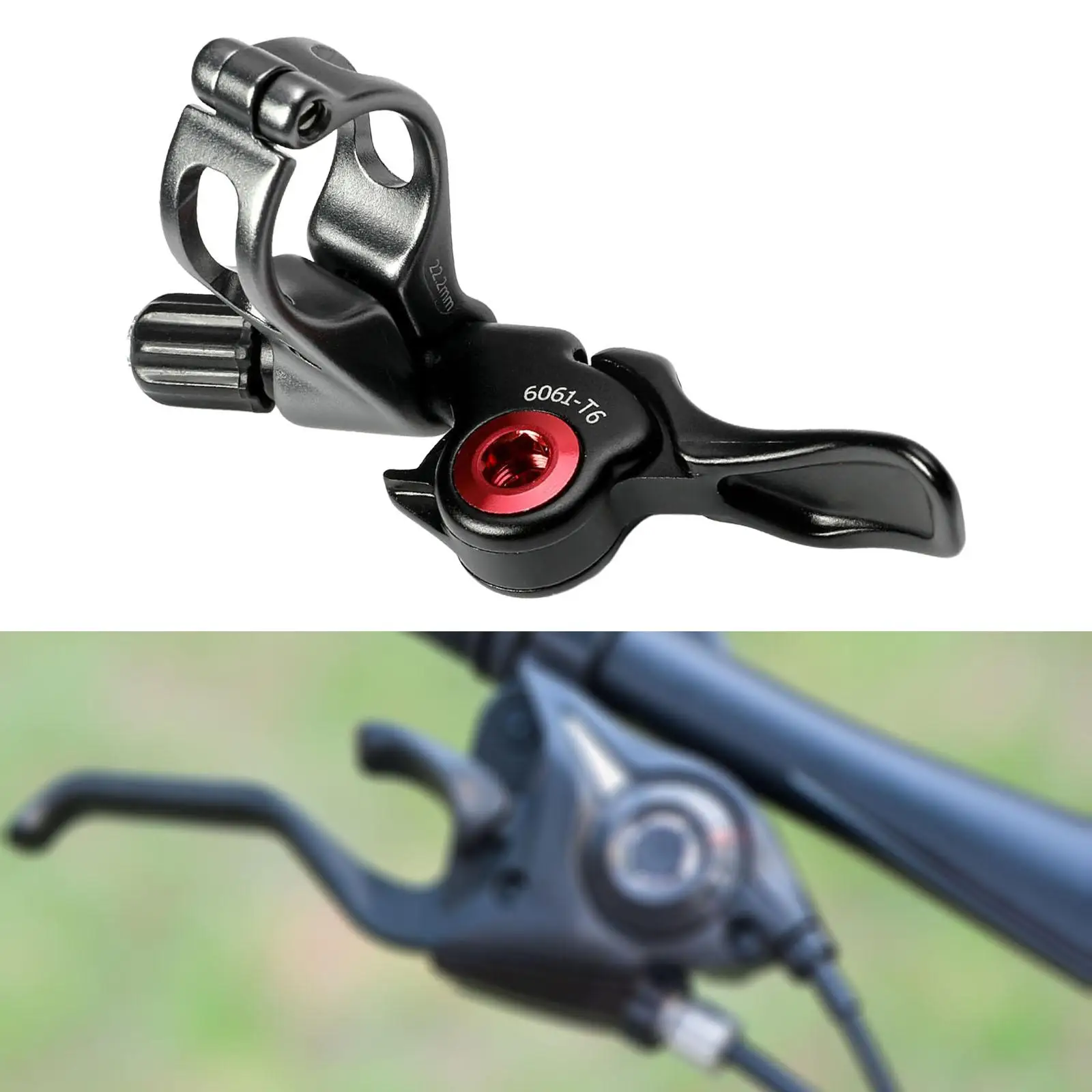 

Bike Seatpost Dropper Remote Control Lever Bicycle Seat Post Drop Mechanical for 22.2mm Handlebars