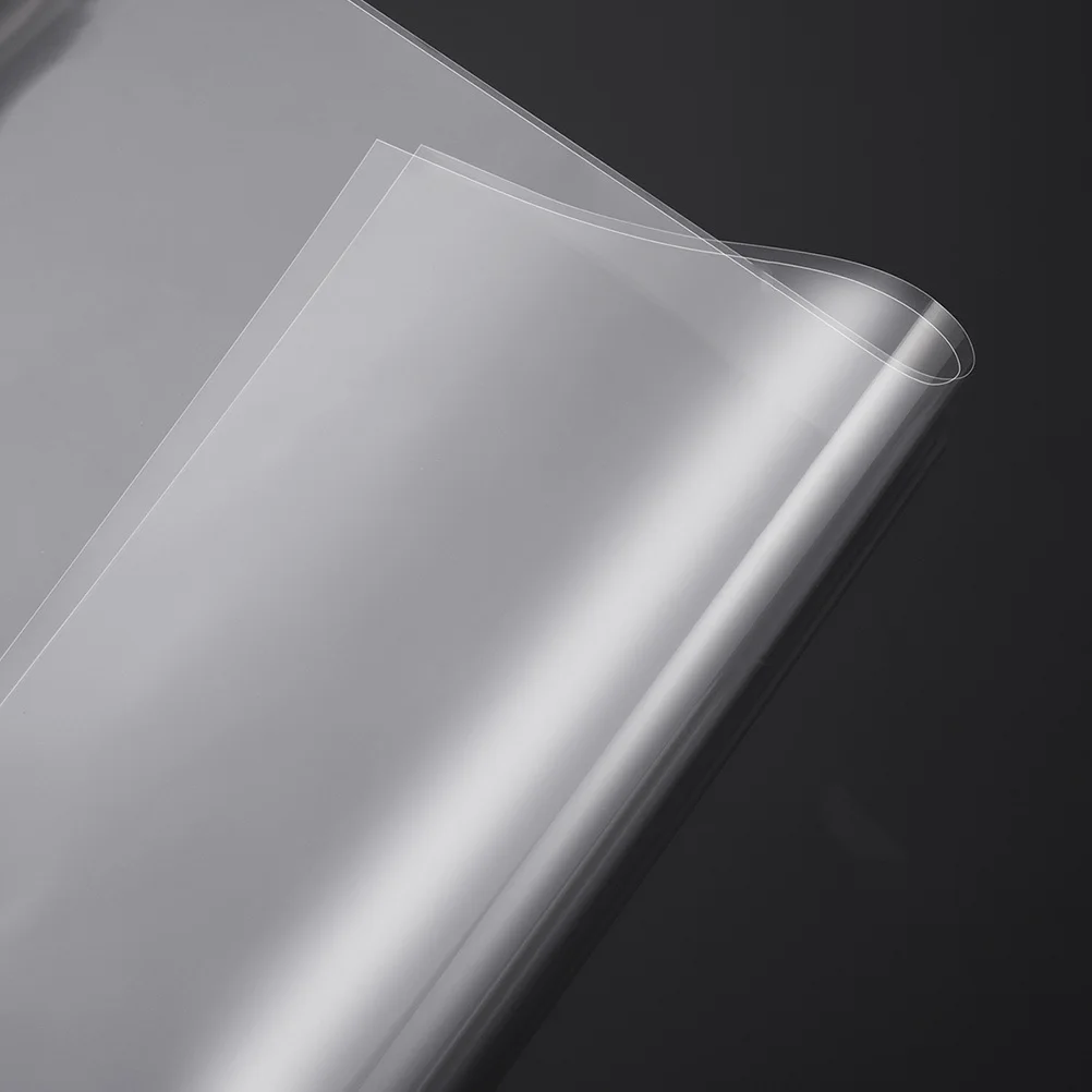 1 لفة ورق تغليف زهرة السيلوفان الشفاف لتقوم بها بنفسك مواد باقة الأزهار التعبئة فيلم لوازم تغليف الهدايا #4