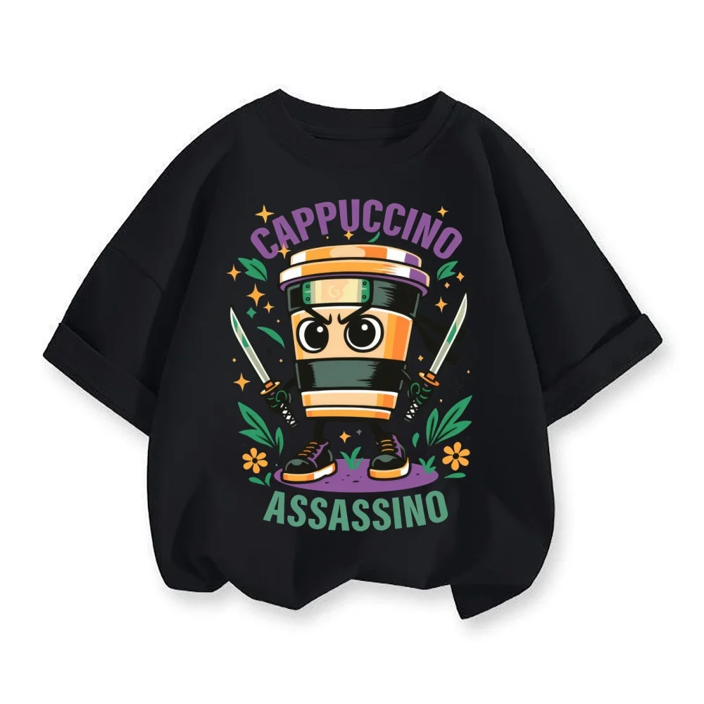 

Italian Brainrot Tralalero Tralala Tung Tung Tung Sahur Bombardiro Crocodilo Funny Meme T-Shirt Men Women Cotton Tees Y2k Tops